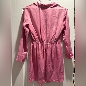 Abercrombie & Fitch Long Sleeve Pink Dress